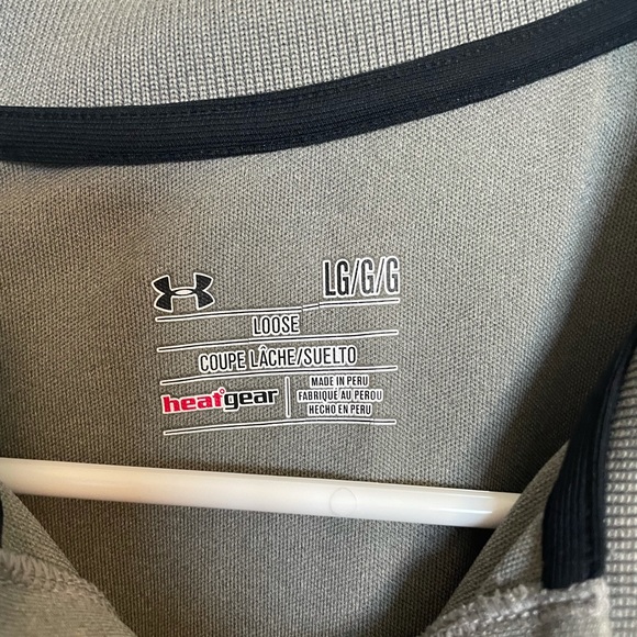 Men’s Grey Under Armour Polo - Picture 2 of 4